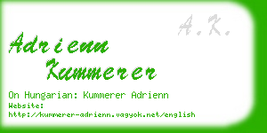 adrienn kummerer business card